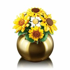 Sluban Flowers M38-P8062 Kytica slnečníc a margarét vo váze