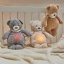 Philips AVENT itkuhälytinvideo SCD891/26+NATTOU Tutti 4 in 1 Sleepy Bear Beige 0m+