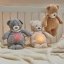 Philips AVENT Babyphone Video SCD891/26+NATTOU Schnuller 4 in 1 Sleepy Bear Beige 0m+