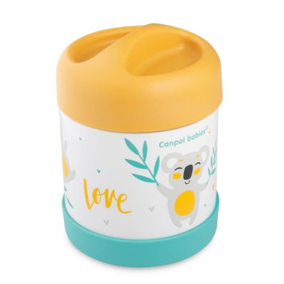 CANPOL BABIES Thermoskanne für Lebensmittel Exotische Tiere 300 ml