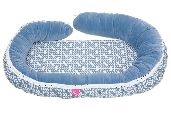 MOTHERHOOD Babynest und Juniorkissen 2 in 1 Blue Classics neu