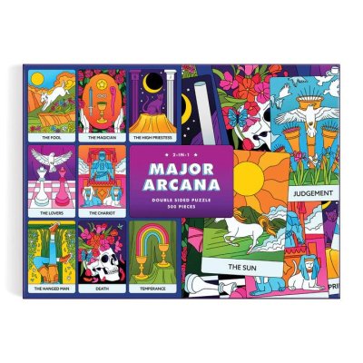 Galison Doppelseitiges Puzzle Major Arcana 500 Teile