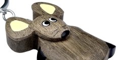 2Kids Toys Holzschlüsselanhänger Große Maus
