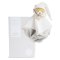Set cadou Doudou, Ursuleț de pluș gri, 25 cm