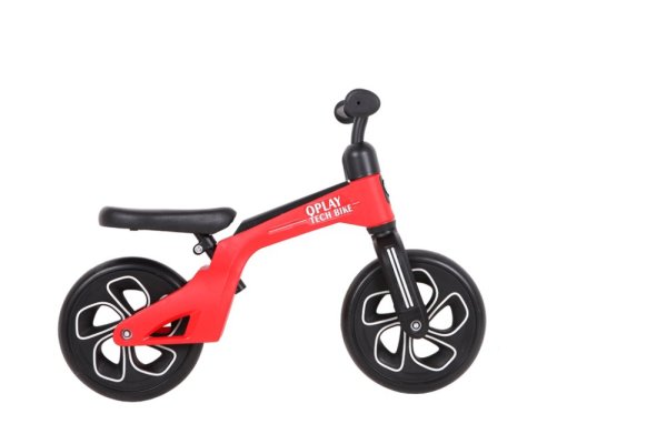 QPLAY Odrážedlo Tech Red, věk 2 - 4 roky, do 30 kg