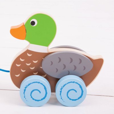 Bigjigs Baby Nachzieh-Ente