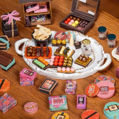 Puzzle 3D en bois RoboTime Miniature de la chocolaterie d'Henry