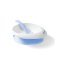BABYONO Schüssel mit Saugnapf und Löffel blau 230 ml 6m+