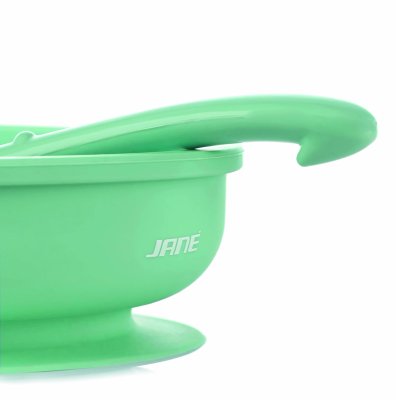 JANÉ Set mit 3 Silikonlöffeln Mint