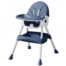 Dětská jídelní židlička - Modrá