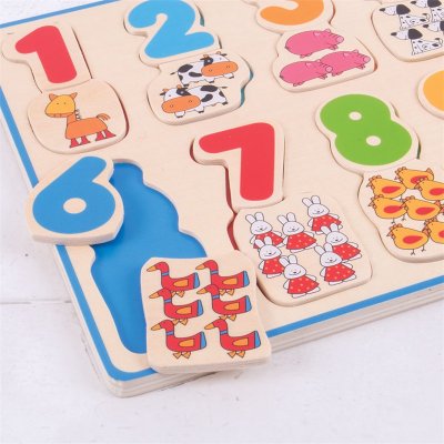 Bigjigs Toys Štetje puzzle 2