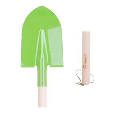Bigjigs Toys Trädgårdsspade grön