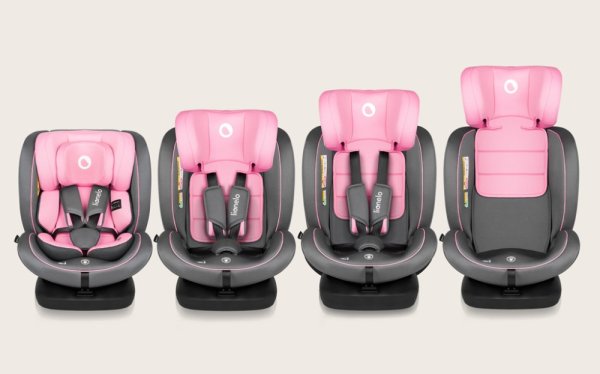LIONELO Bilbarnstol Bastiaan i-Size (40-150 cm) Pink Baby