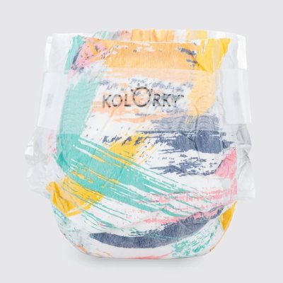 KOLORKY DAY Öko-Einwegwindeln, Pinsel S (3-6 kg) 200 Stk. - MONATSVORRAT