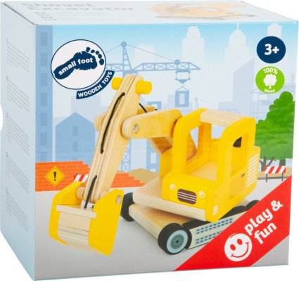 small foot Holzbagger mit Schaufel