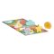 Petit Collage Solidne drewniane puzzle Rainbow