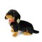 Rappa Chien Teckel en peluche assis 30 cm ECO-FRIENDLY