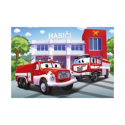 Dino Puzzle Tűzoltók 24 darabos