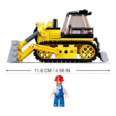 Sluban Town Baumeister M38-B0802 Bulldozer