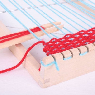 Bigjigs Toys Drewniane krosno tkackie