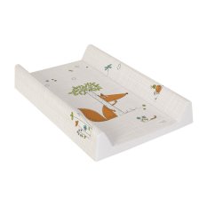 CEBA Changing pad 2-cornered with fixed board (50x80) Comfort Fox ecru