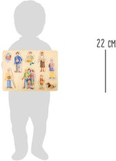 small foot Dřevěné puzzle Rodina