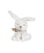 Doudou Pluszowy króliczek z chustką 12 cm