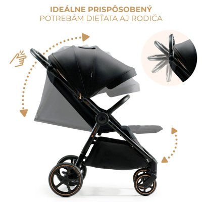 KINDERKRAFT SELECT Sportkinderwagen Mitzy Ink Black