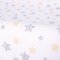 CEBA Potah na přebalovací podložku 50x70-80 cm 2 ks Light Grey+Yellow Stars