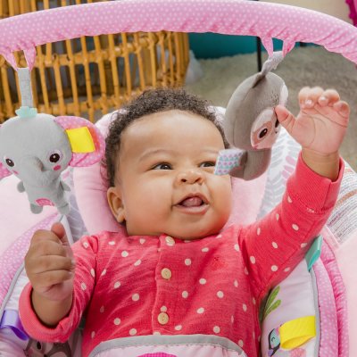 BRIGHT STARTS Vibrationswippe mit Melodie Rosy Vines™ 0m+, bis 9 kg