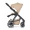 PETITE&MARS Kočárek kombinovaný ICON 2v1 Mocha Beige XXL AIR + Core Pro i-Size Black Grey + Báze