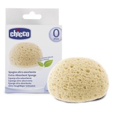 CHICCO Gąbka do kąpieli dla dzieci, super chłonna