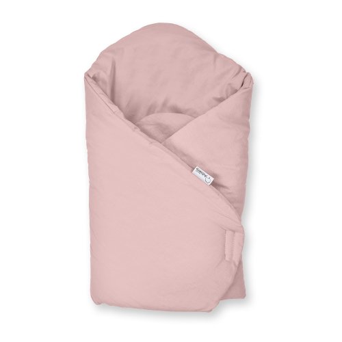 Geantă KLUPS Swaddle fără întărire cu velcro roz murdar 75x75 cm