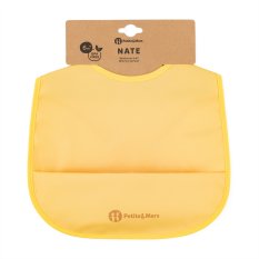 PETITE&MARS Lätzchen PU Nate Intense Ochre 6m+