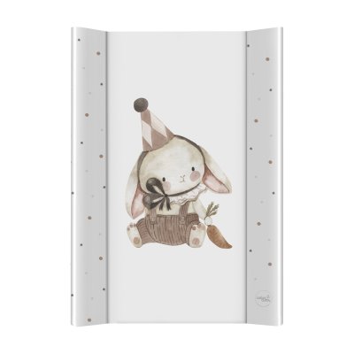 CEBA BABY Podložka přebalovací 2-hranná s pevnou deskou (50x70) Ultra Light Clown Bunny
