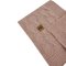 EKO Kocyk dziergany z alpaki Powder Rose 80x100cm