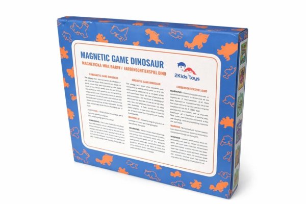 2Kids Toys Magnetisches Farbensortierspiel mit Dinosaurier