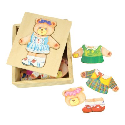 Bigjigs Toys Ubieranki Puzzle Pani Niedźwiedzica