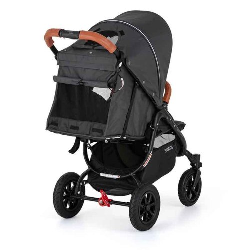 Carrinho esportivo VALCO BABY Snap 4 Sport Flat Matte LTD Edition Signature Grey, couro ecológico