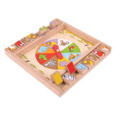 Bigjigs Toys Roulette mit Tieren