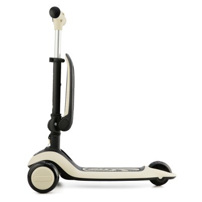 KINDERKRAFT 2in1 Babywippe und Roller Halley Stone weiß