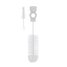 CANPOL BABIES Kefa na čistenie fliaš s hubkou - biela - rôzne druhy