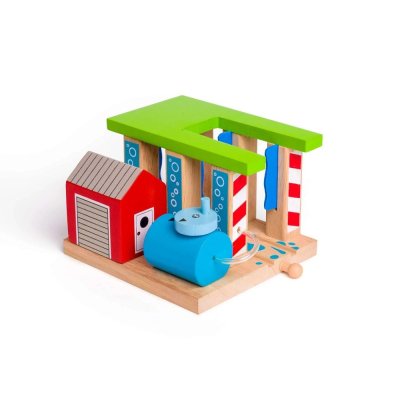 Bigjigs Rail Spălătorie de trenuri