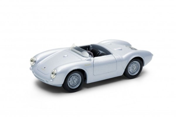 Welly Porsche 550 Spyder 1:34 srebrny