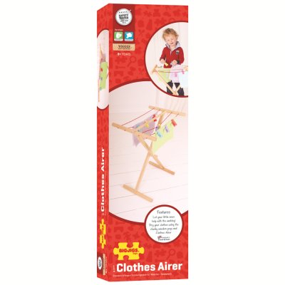 Bigjigs Toys Drewniana suszarka na pranie