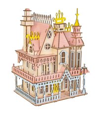 Woodcraft Puzzle 3D de Madera Villa Magnífica