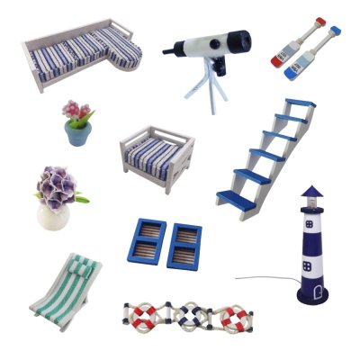 2Kids Toys miniatűr házikó A Kék tengerparton