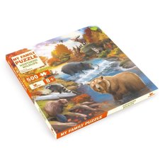 Magellan Puzzle Rodzinne Dzika zwierzyna Północy 500 elementów