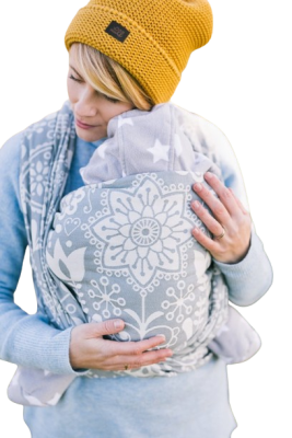 Scarf Be Lenka Folk - gray