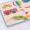 Bigjigs Toys Puzzle de encaixe veículos de transporte